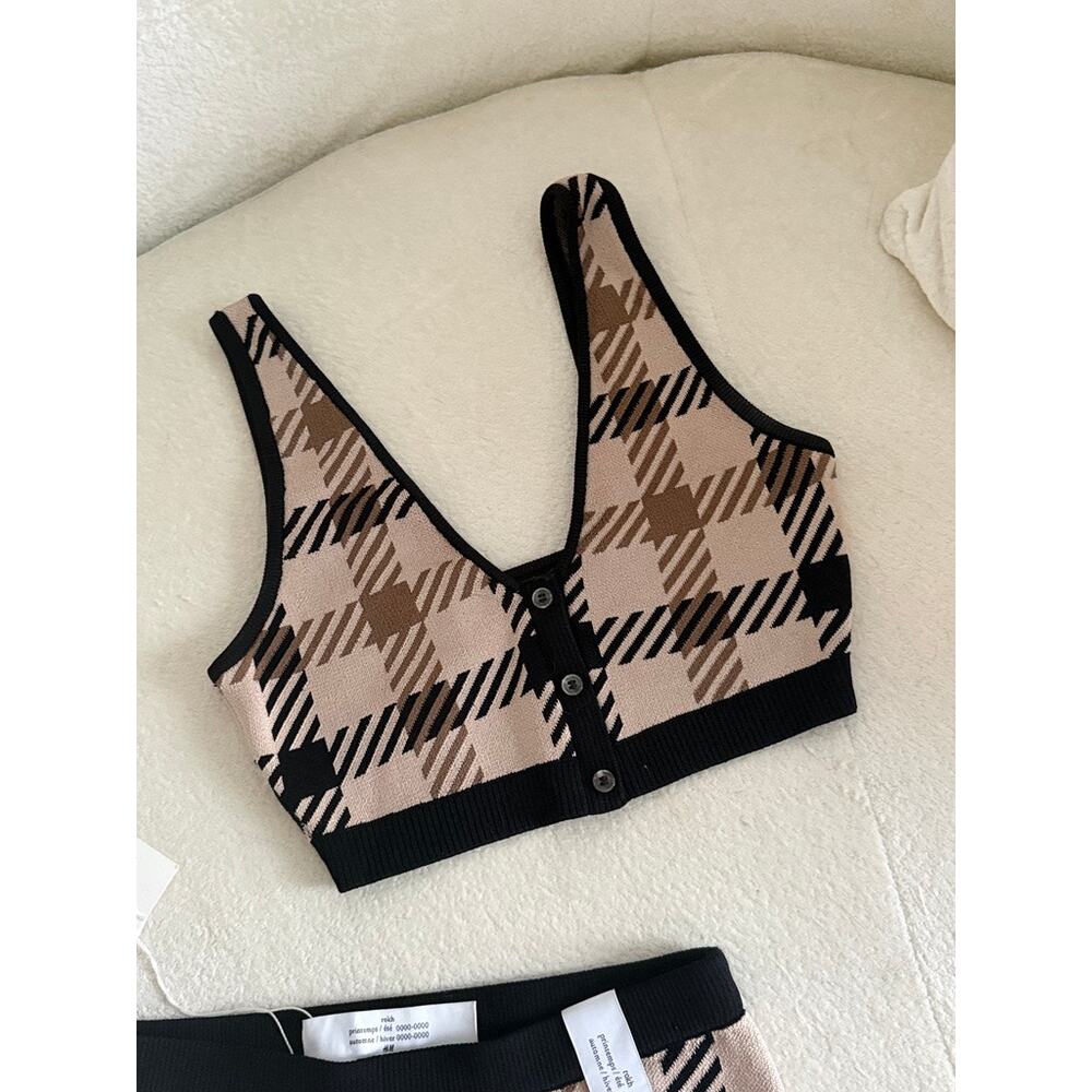 H&M Rokh 2 Piece Set XS Top and Shorts - Picture 4 of 6